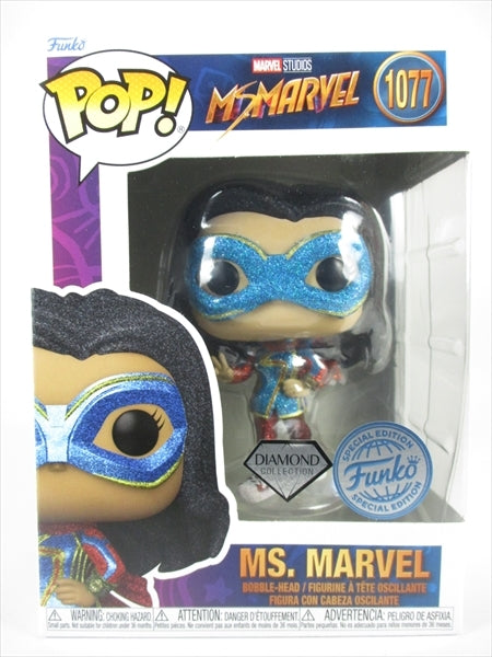 ミズ・マーベル ダイヤモンドグリッター [Ms.MARVEL] FUNKO(ファンコ) POP! 1077