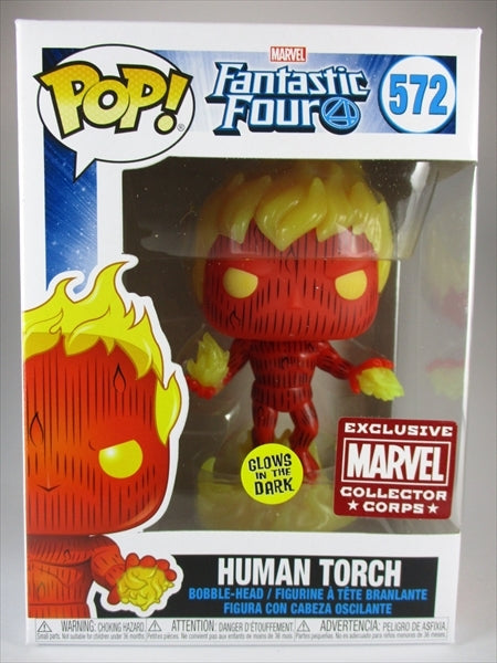 ヒューマン・トーチ MARVEL COLLECTOR CORP限定版 [ファンタスティック４] FUNKO(ファンコ) POP! 572