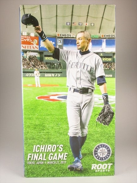 イチロー シアトル・マリナーズ ボブルヘッド ファイナルゲーム 2019 ROOT SPORTS