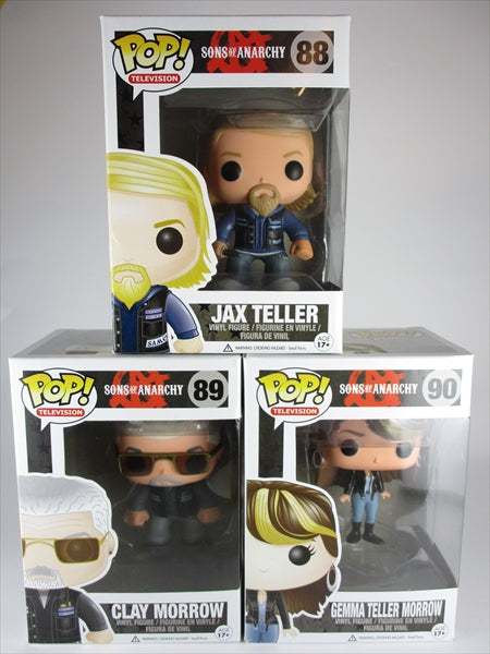 ジャックス・テラー/クレイ・モロー/ジェマ・テラー・モロー [サンズ・オブ・アナーキー] FUNKO(ファンコ) POP! 88-90