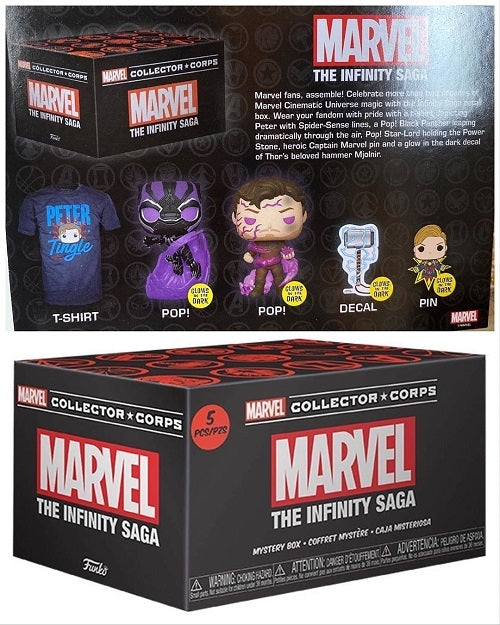 スターロード＆ブラックパンサー FUNKO MARVEL COLLECTOR CORPボックス Mサイズ