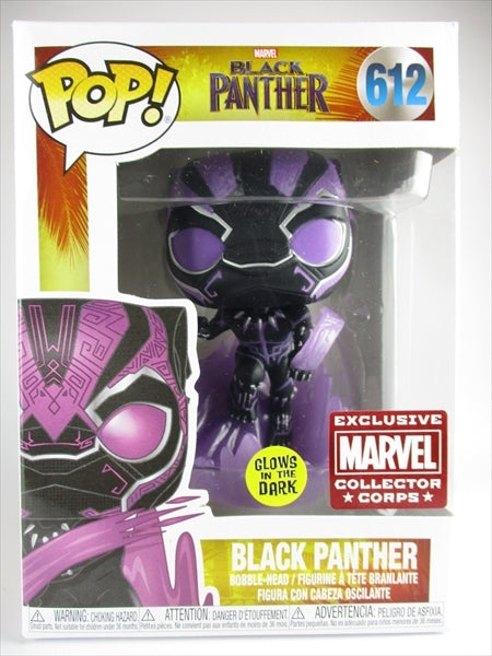 ブラックパンサー 蓄光版 MARVEL COLLECTOR CORP限定版 [ブラックパンサー] FUNKO(ファンコ) POP! 612