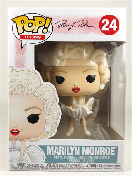 【箱傷】 マリリン・モンロー [MARILYN MONROE] FUNKO(ファンコ) POP! ICONS 24