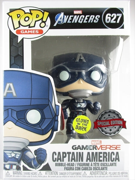 キャプテンアメリカ 蓄光版 [GAMERVERSE] FUNKO(ファンコ) POP! GAMES 627
