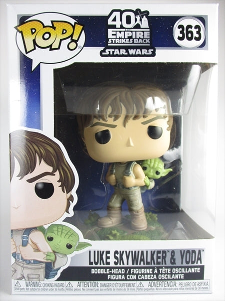 【箱傷】 ルーク・スカイウォーカー＆ヨーダ [スター・ウォーズ　エピソード５/帝国の逆襲] FUNKO(ファンコ) POP! 363