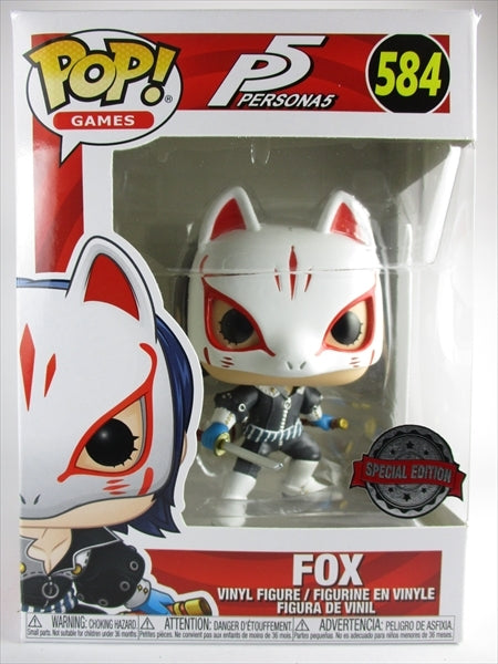 【箱傷】 フォックス [ペルソナ5(PERSONA5)] FUNKO(ファンコ) POP! GAMES 584