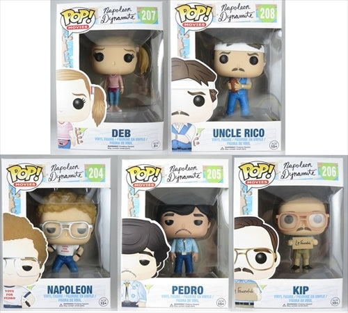 ナポレオンダイナマイト５体セット [ナポレオンダイナマイト] FUNKO(ファンコ) POP! MOVIES 204-208