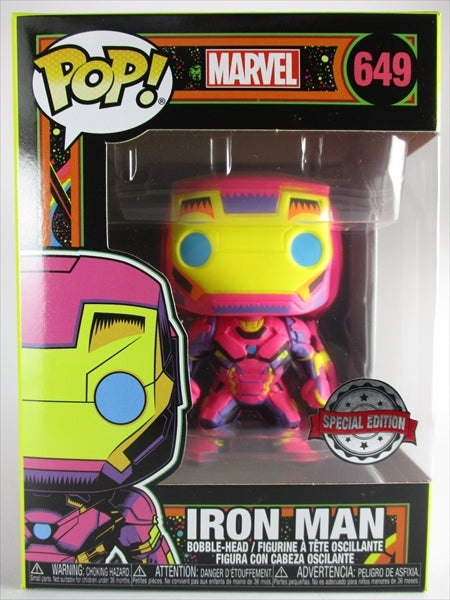 アイアンマン ブラックライト [MARVEL] FUNKO(ファンコ) POP! 649