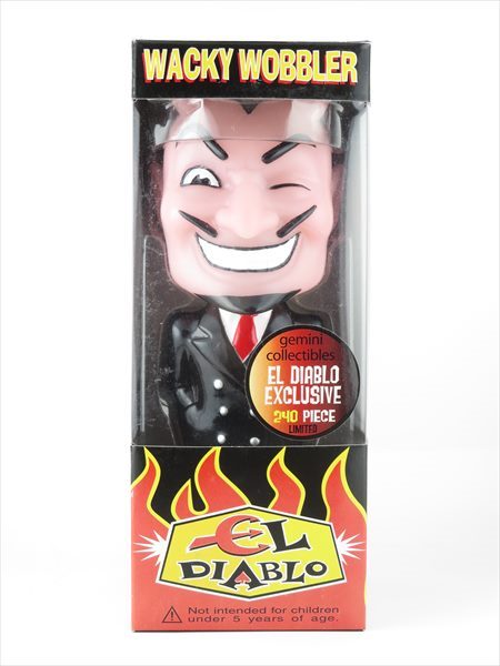 エルディアブロ ピンク 畜光 [EL DIABLO] 240体限定 FUNKO(ファンコ) Wacky Wobbler(ワッキーワブラー) ボブルヘッド