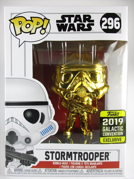 ストームトルーパー ゴールドクロム 2019年GALACTIC CONVENTION限定 [STARWARS(スターウォーズ)] FUNKO(ファンコ) POP! 296