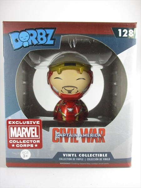 アイアンマン アンマスク版 MARVEL COLLECTOR CORP限定版 [キャプテンアメリカ シビルウォー] FUNKO DORBZ(ファンコ ドーブズ) 128