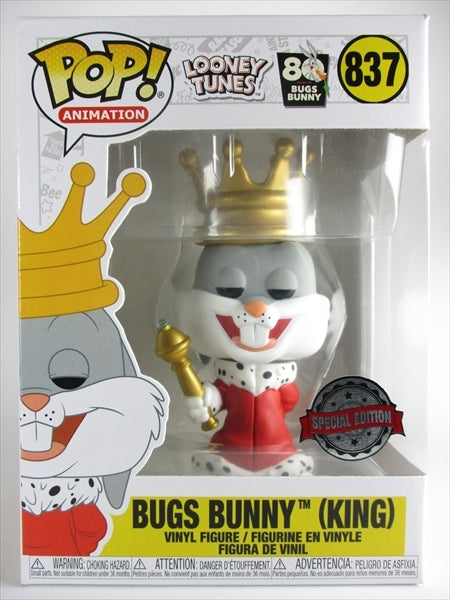 バッグス・バニー 王様 [ルーニーテューンズ 80th BUGS BUNNY] FUNKO(ファンコ) POP! ANIMATION 837