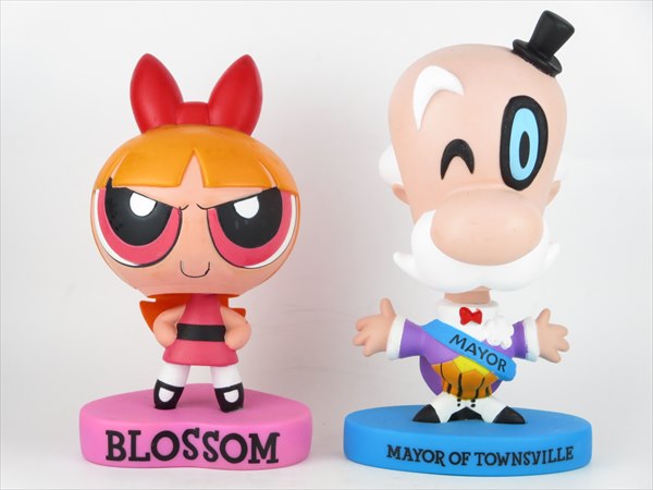 ブロッサム＆市長さん [パワーパフガールズ(The Powerpuff Girls)] FUNKO(ファンコ) Wacky Wobbler(ワッキーワブラー) ボブルヘッド