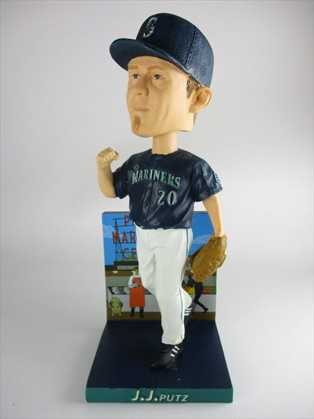 J.J.プッツ シアトル・マリナーズ ボブルヘッド 2008 MARINERS BOBBLEHEAD SERIES