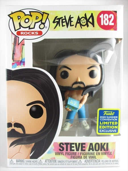 スティーヴ・アオキ 2020SUMMER CONVENTION限定 [STEVE AOKI] FUNKO(ファンコ) POP! ROCKS 182