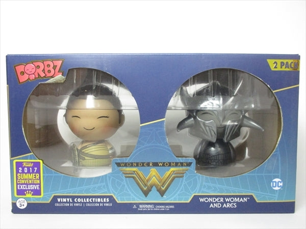 ワンダーウーマン＆アレス 2017年SUMMER CONVENTION限定 FUNKO DORBZ(ファンコ ドーブズ) 2PACK