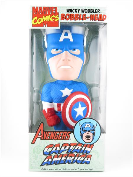 キャプテン・アメリカ クラシック [Avengers(アベンジャーズ)] FUNKO(ファンコ) Wacky Wobbler(ワッキーワブラー) ボブルヘッド