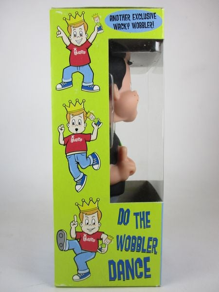 【箱傷】 フレディ君　ピース黒Tシャツ FUNKO(ファンコ) Wacky Wobbler(ワッキーワブラー) ボブルヘッド
