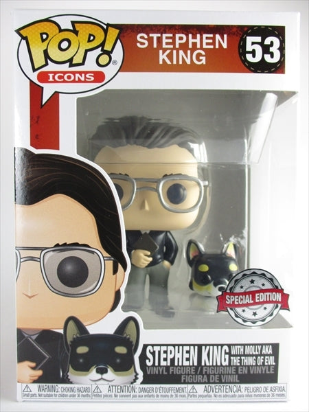 スティーヴン・キング＆モリー [STEPHEN KING] FUNKO(ファンコ) POP! ICONS 53