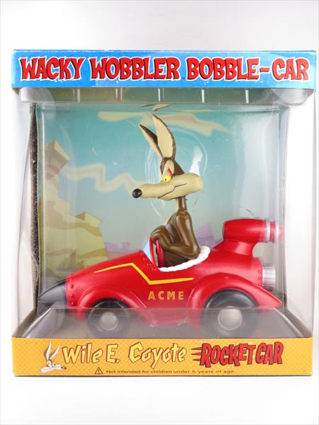 ワイリーコヨーテ ロケットカー [ルーニー・テューンズ] FUNKO(ファンコ) Wacky Wobbler(ワッキーワブラー) ボブルヘッド