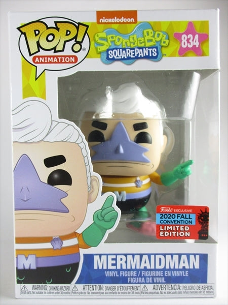 マーメイドマン 2020年FALL CONVENTION限定 [スポンジボブスクエアパンツ] FUNKO(ファンコ) POP! ANIMATION 834