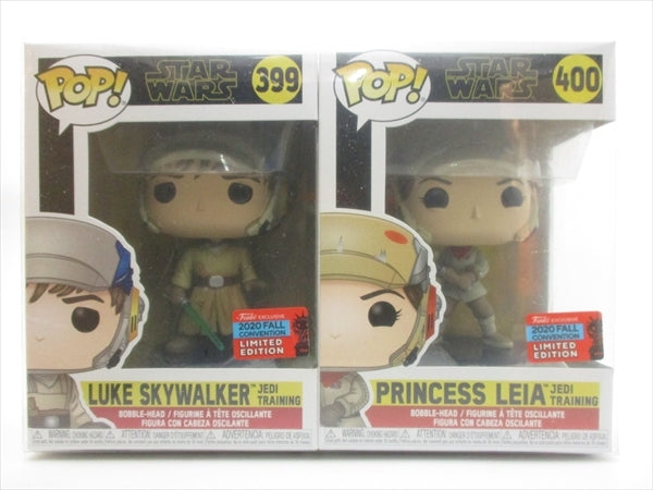 レイア姫＆ルーク・スカイウォーカー 2020年FALL CONVENTION限定 [スターウォーズ スカイウォーカーの夜明け] FUNKO(ファンコ) POP! 399-400