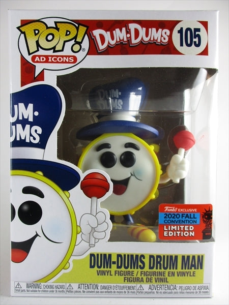 ドラムマン 2020年FALL CONVENTION限定 [ダムダムズ(DUM-DUMS)] FUNKO(ファンコ) POP! AD ICONS 105