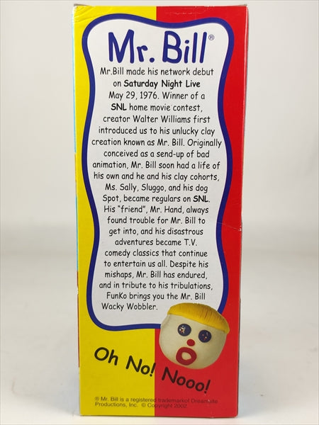 【箱傷】 ミスタービル [Mr.Bill] FUNKO(ファンコ) Wacky Wobbler(ワッキーワブラー) ボブルヘッド