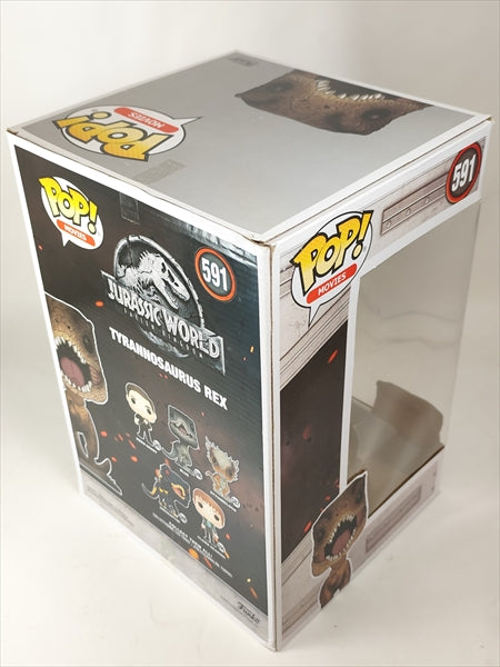 【箱傷】 ティラノサウルス・レックス 10インチ [JURASSIC WORLD (ジュラシック・ワールド)] FUNKO(ファンコ) POP! MOVIES 591