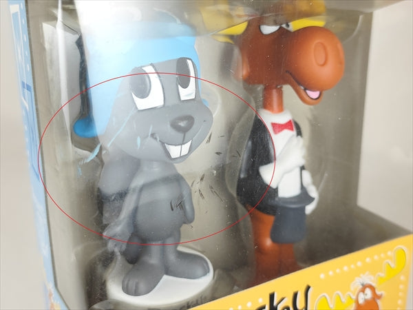 【箱傷】 ロッキー＆ブルウィンクル [Rocky and Bullwinkle] FUNKO(ファンコ) Wacky Wobbler(ワッキーワブラー) ボブルヘッド