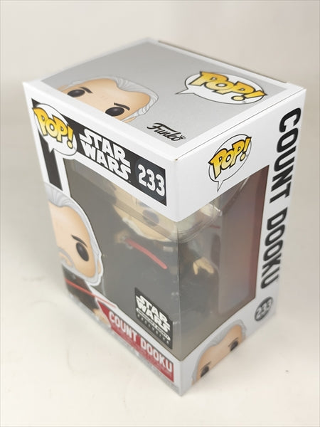【箱傷】 ドゥークー伯爵 SMUGGLER"S BOUNTY限定 [STARWARS(スターウォーズ)] FUNKO(ファンコ) POP! 233