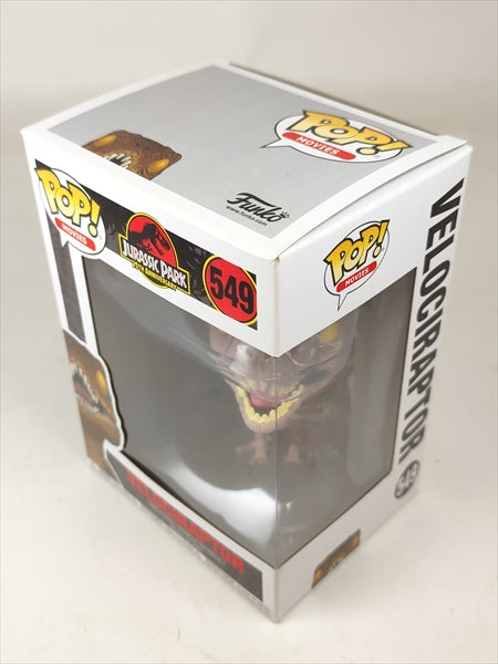 【箱傷】 ヴェロキラプトル 黄目 [ジュラシックパーク] FUNKO(ファンコ) POP! MOVIES 549