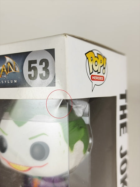 【箱傷】 ジョーカー [バットマン：アーカム・ナイト] FUNKO(ファンコ) POP! HEROES 53