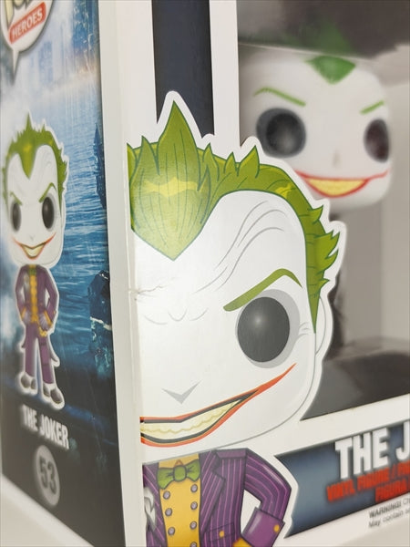 【箱傷】 ジョーカー [バットマン：アーカム・ナイト] FUNKO(ファンコ) POP! HEROES 53