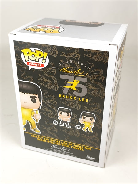 【箱傷】 ブルース・リー イエロジャージ [BRUCE LEE] FUNKO(ファンコ) POP! MOVIES 219