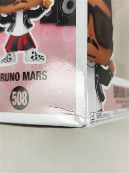 【箱傷】 ブルーノ・マーズ [BRUNO MARS] FUNKO(ファンコ) POP! ROCKS 508