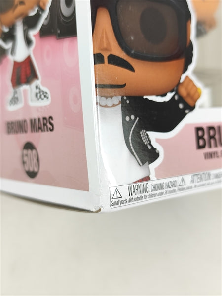 【箱傷】 ブルーノ・マーズ [BRUNO MARS] FUNKO(ファンコ) POP! ROCKS 508