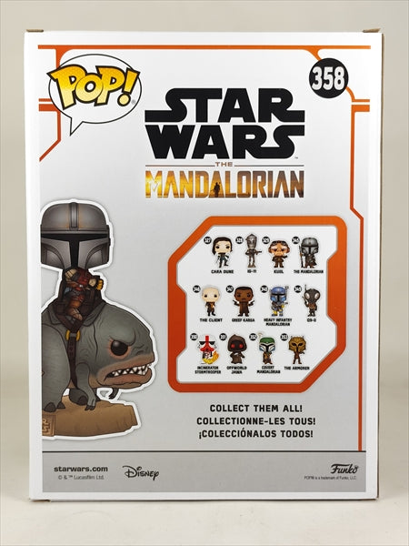 【取寄品・依頼者以外購入不可】ブラーグにのったマンダロリアン [スターウォーズ/マンダロリアン] FUNKO(ファンコ) POP! 358