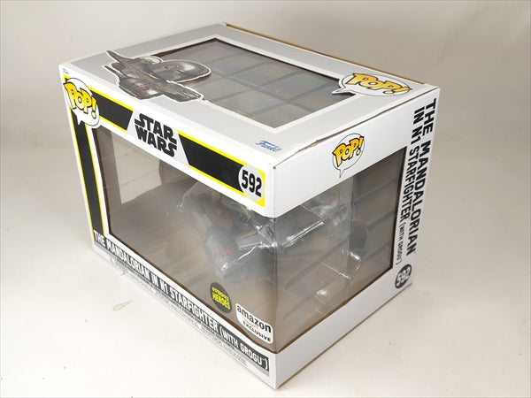 【取寄品・依頼者以外購入不可】【箱傷】マンダロリアンin N1スターファイターwithグローグー [STARWARS(スターウォーズ)] FUNKO(ファンコ) POP! 592