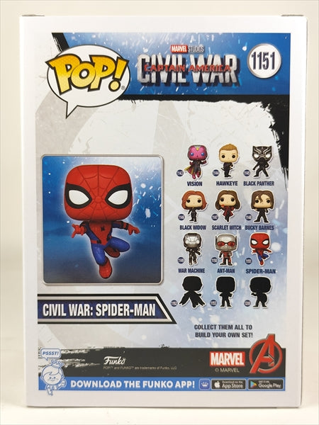 スパイダーマン [キャプテン・アメリカ シビルウォー(CAPTAIN AMERICA CIVIL WAR)] FUNKO(ファンコ) POP! 1151