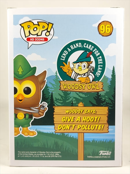 ウッディオウル FUNKOショップ限定 フロッキー版 [WOODSY OWL] FUNKO(ファンコ) POP! AD ICONS 96