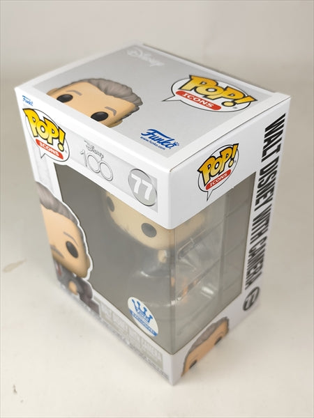 【箱傷】 ウォルト・ディズニー withカメラ FUNKOショップ限定 [ディズニー100th] FUNKO(ファンコ) POP! ICONS 77