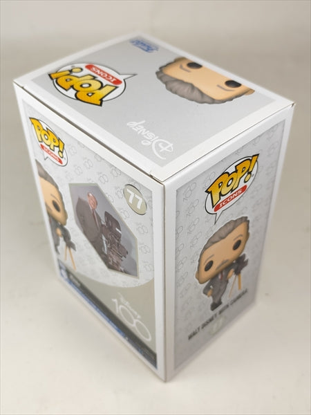 【箱傷】 ウォルト・ディズニー withカメラ FUNKOショップ限定 [ディズニー100th] FUNKO(ファンコ) POP! ICONS 77