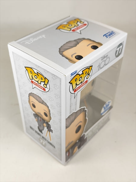 【箱傷】 ウォルト・ディズニー withカメラ FUNKOショップ限定 [ディズニー100th] FUNKO(ファンコ) POP! ICONS 77