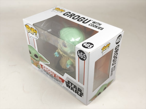 【箱傷】 グローグー with クッキー [スターウォーズ/マンダロリアン] FUNKO(ファンコ) POP! 465