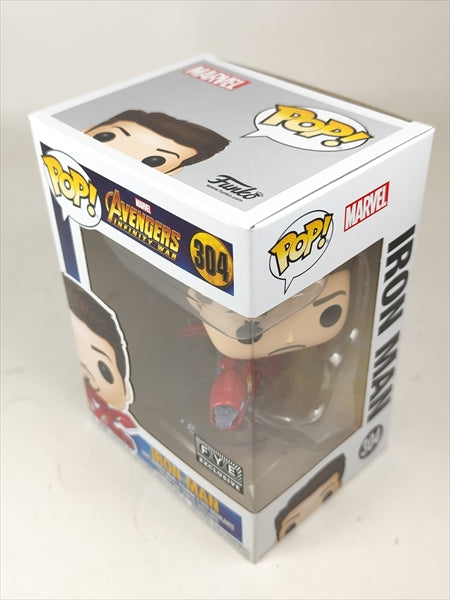 【箱傷】 アイアンマン　アンマスク版 [Avengers(アベンジャーズ・インフィニティウォー)] FUNKO(ファンコ) POP! 304
