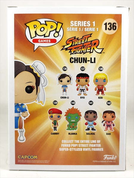 【取寄品・依頼者以外購入不可】チュン・リー [ストリートファイター] FUNKO(ファンコ) POP! GAMES 136