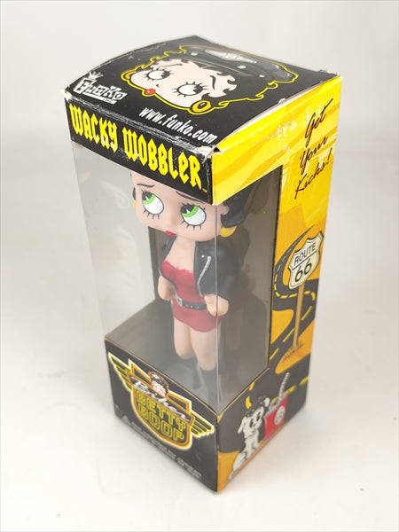 【箱傷】 バイカーベティ [BETTY BOOP(ベティ・ブープ)] FUNKO(ファンコ) Wacky Wobbler(ワッキーワブラー) ボブルヘッド