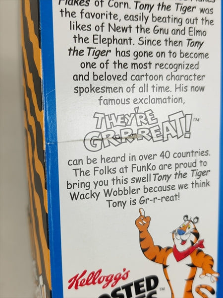 【箱傷】 トニー・ザ・タイガー [Kellogg's(ケロッグ)] FUNKO(ファンコ) Wacky Wobbler(ワッキーワブラー) ボブルヘッド