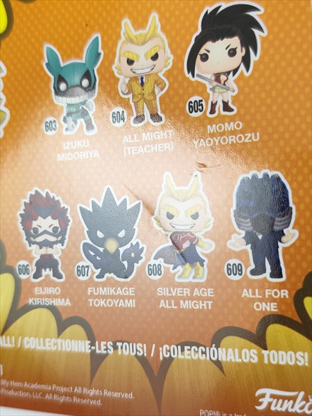 【箱傷】 オールマイト WEAKENED 蓄光版 [僕のヒーローアカデミア] FUNKO(ファンコ) POP! ANIMATION 648